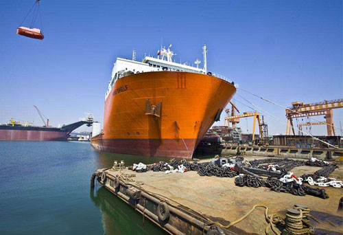 Shipyard in Jiangsu